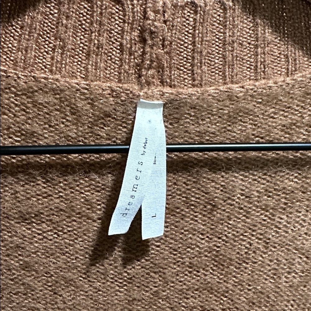 Dreamers by Debut Size Large Open Front Cardigan Sweater - Picture 3 of 8